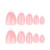 24 Pcs Pink Press on Nails Short Almond - SHANRUN