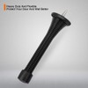 KOVOSCH 10 Pack Spring Door Stoppers Black - Flexible Heavy