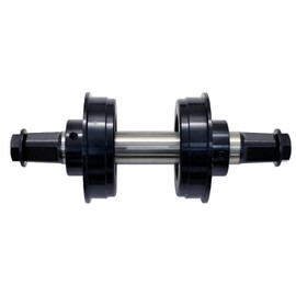 YST BMX American Sealed Bearing 127mm Bike Bottom Bracket, Black,YT2890