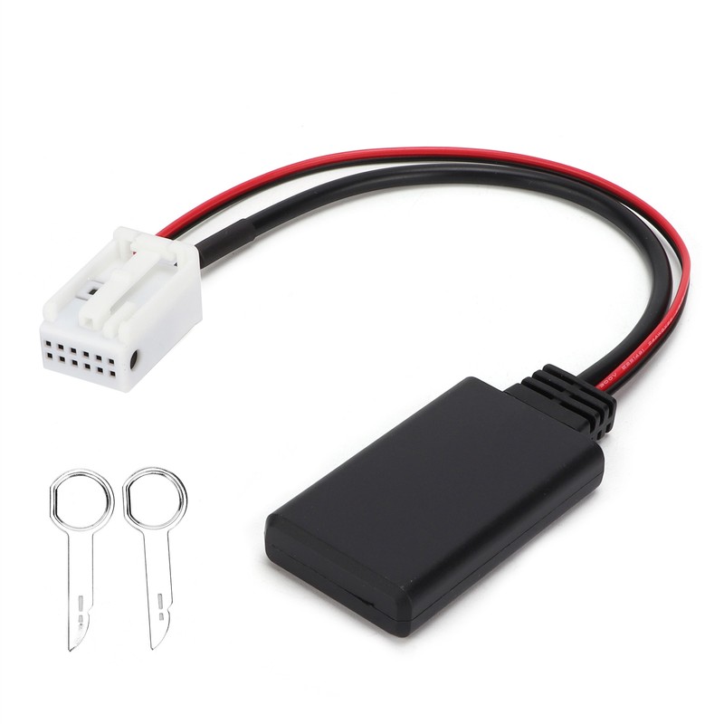 Car Bluetooth Module 12V AUX-IN Cable Wireless Audio Adapter Replacement