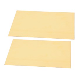 VILLFUL 2pcs Brass Sheet for DIY Crafts Versatile Plate for Electrical Repairs Industrial Applications Maintenance Tasks Thickness
