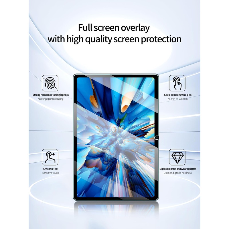 UYRUREL Screen Protector for Blackview Mega 8 Android Tablet 13