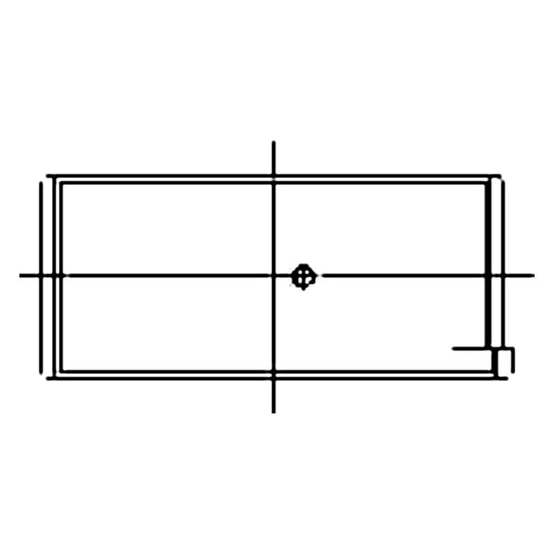ACL 4B1185H-.25 Oversized High Performance Rod Bearing Set for Mitsubishi,