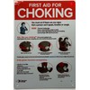 FIRST AID FOR CHOKING SIGN- Resturant choking sign (ALUMINIUM, REFLECTIVE.