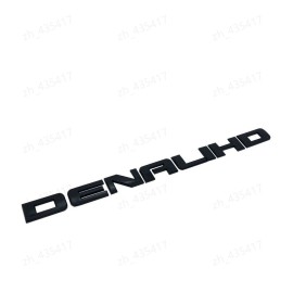GMC 1x Denali HD Side Door Tailgate Letter Nameplate Emblem Badge for Sierra Gloss