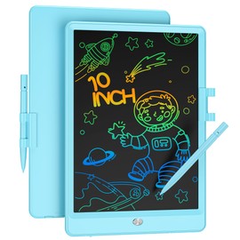 SCUATANBE 10 Inch LCD Writing Drawing Tablet for Kids, 3 4 5 6 7 8 Years Old Boy, Travel Essentials Toys for Boys 4-6