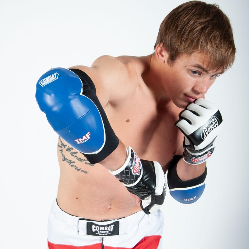 Combat Sports EP01 Regular Elbow Support, Unisex Adults, Blue-Black