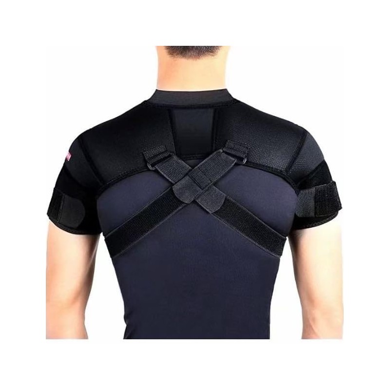 BYVCUI shoulder brace Double Shoulder Support Shoulder Wrap Protector,shoulder supports