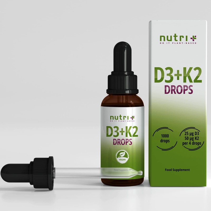 D3 K2 Drops High Dose + Vegan - Vitamin D