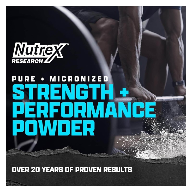 Nutrex Research Micronized Creatine Monohydrate Powder - 200 Servings (1KG)