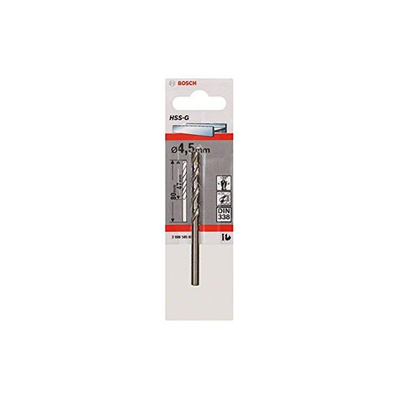 Bosch Professional 1x Metal drill bits HSS-G DIN 338 (for