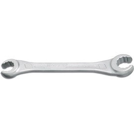 HAZET 61216X18 Double Ended Flare Nut Wrench, 0.6 x 0.7 inches (16 x 18 mm)