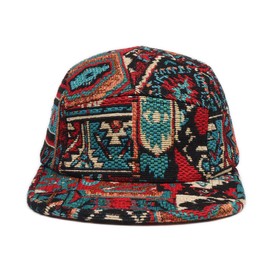 Hatphile: 5 Panel Camper Hat | Multi-Color Unique Designs | Caps for Men & Women | Large or X-Large(Chenille Red)