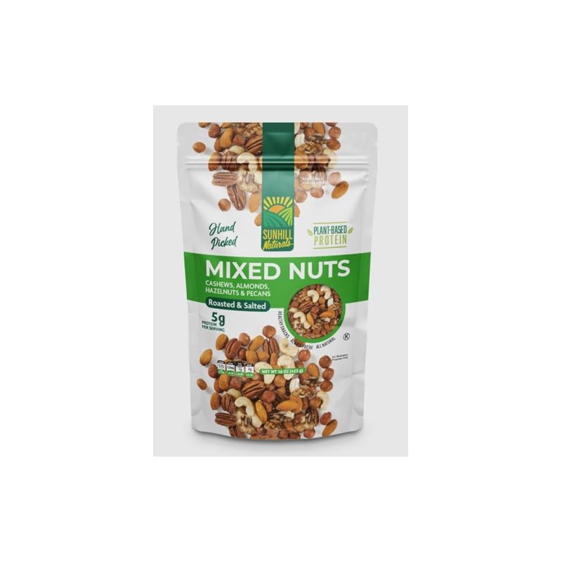 Sunhill Naturals Deluxe Mixed Nuts | Dry Roasted & Salted