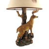 Zeckos `Champion` 12 Point Buck Table Lamp with Deer Printed