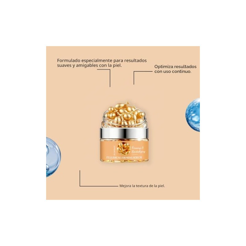 Cápsulas de Sérum Facial Rejuvenecedor, 30 Uds