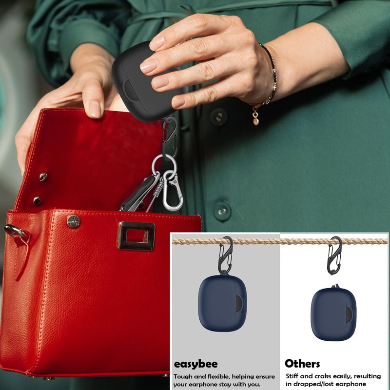 [2 Pack] easyBee Case Compatible with Soundcore AeroFit Pro Open-Ear