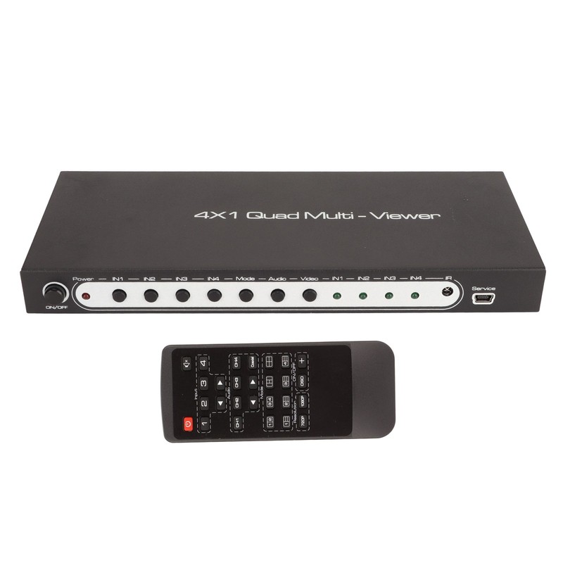 HD Multimedia Interface 4x1 Quad Multi Viewer 4 in 1