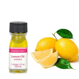 Lemon Oil Flavoring, 1 dram by LorAnn Oils [Foods]