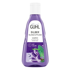 Guhl Silver Shine & Care Shampoo – Contents: 250 ml – Anti-Yellow Tint and Care for Grey and Blonde Hair