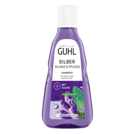 Guhl Silver Shine & Care Shampoo – Contents: 250 ml – Anti-Yellow Tint and Care for Grey and Blonde Hair