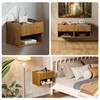 Floating Nightstand Bedroom Bedside Table - Floating Night Stand Set