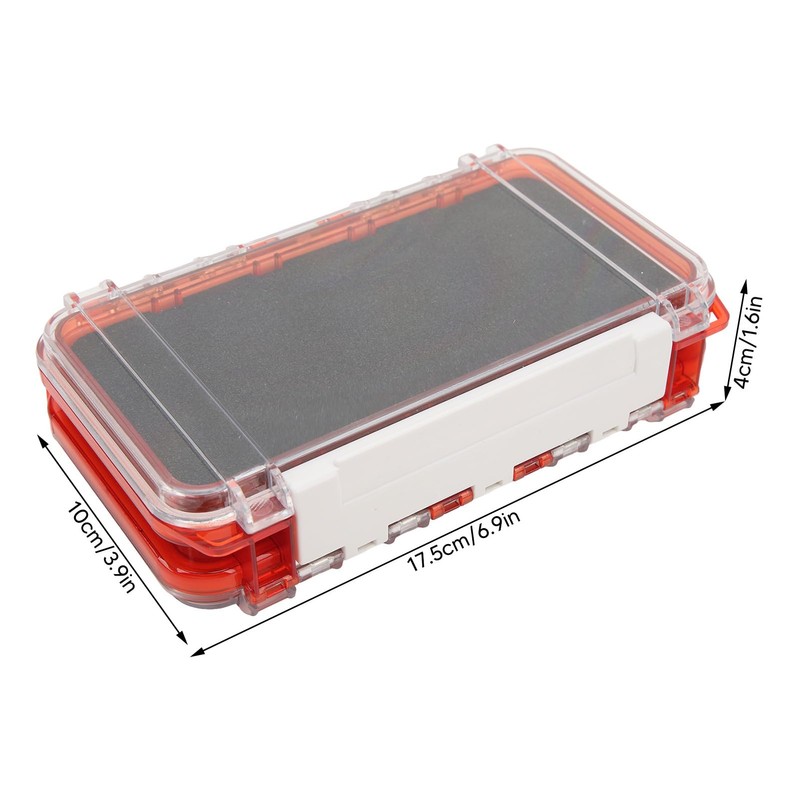 Fish Tackle Storage Box, Multi Compartment Portable PP Fishing Tackle