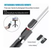 MIITONG Palo Selfie Trípode Bluetooth Selfie Stick Control Remoto.