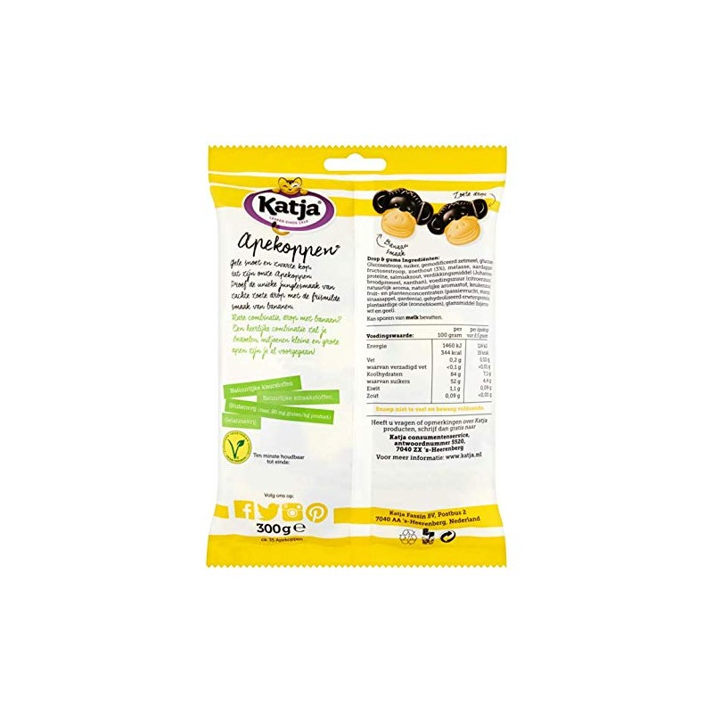 Katja/ Katjes Monkeys Bag of 10.5 oz (300 grams) [PACK