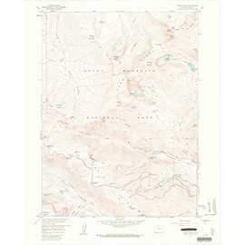 YellowMaps Trail Ridge CO topo map, 1:24000 Scale, 7.5 X 7.5 Minute, Historical, 1957, Updated 1962, 27.3 x 22.1 in - Polypropylene