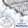 Pack of 8 Wheels Diameter 33 mm for Dishwasher Basket