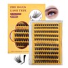 Self Adhesive Eyelashes Natural Self Adhesive Lash Clusters No Glue