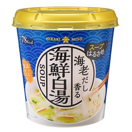 Hikari Miso Cup Soup Harusame Seafood White Water, 1 Meal x 6 Bottles
