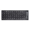 2 PCS Japanese Keyboard Stickers with Non-Transparent Black Background &