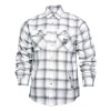 Dixxon Flannel Co. NWT Dixxon Aspen White & Gray Plaid