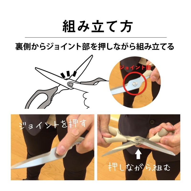 Black Scissors for Left and Right Use [Made in Japan]