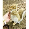 Hansa Brown Squirell with Nut Plush, 9"