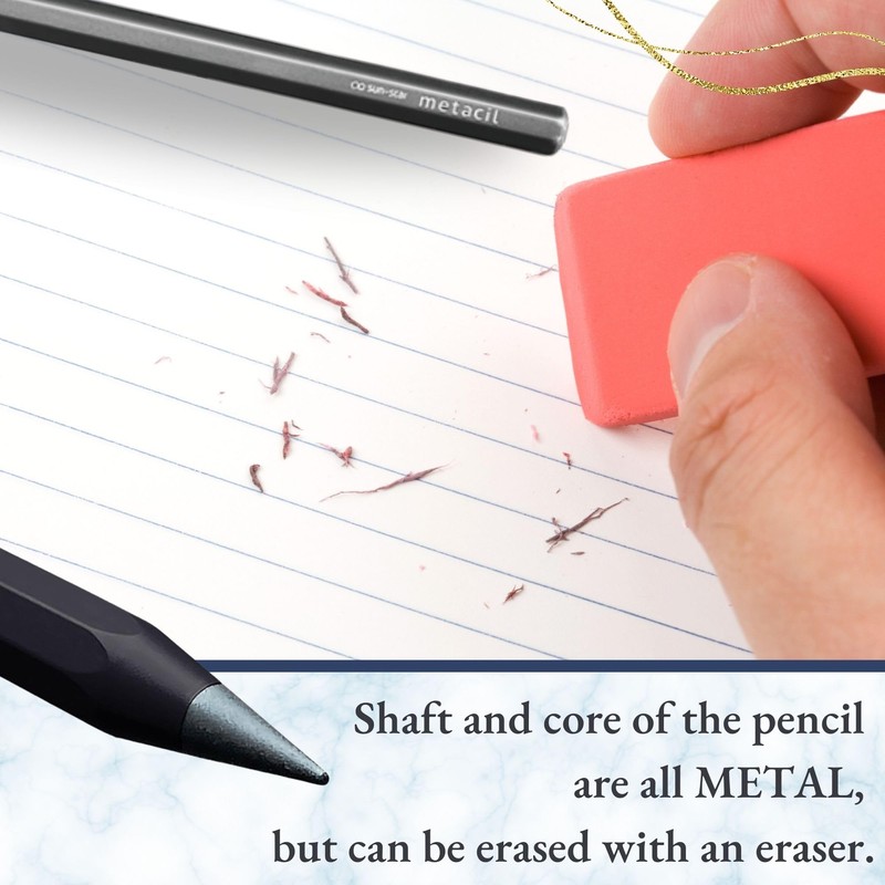 Sunstar Stationery S4482646 Pencil, Metacil, Metallic Gray