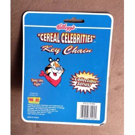 Kellogg Tony The Tiger Keychain Frosted Flakes ~ Vintage 90's ~ New In Package