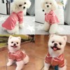 Lifeunion Small Dogs Cats Pajamas Pet Soft Silk Lapel Two-Legged