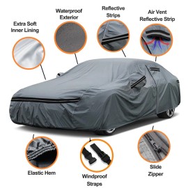 Unbranded 6 LAYER PEVA COTTON CUSTOM FIT FORD MUSTANG GT CAR COVER 100% Waterproof OUTDOOR