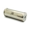 Men's Stainless Steel Shaving Brush with White Badger Hair. Easy