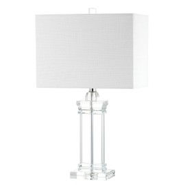 JONATHAN Y JYL5035A Ophelia 26.5" Crystal LED Lamp Contemporary,Transitional,Glam for Bedroom, Living Room, Office, College Dorm, Coffee Table, Bookcase, Clear