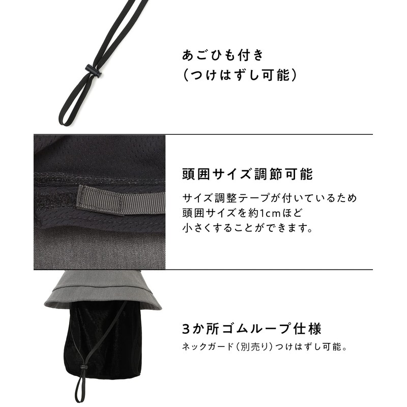 HAT MIKKE Women's Hat, Foldable, UV Protection, 100% Light Blocking,