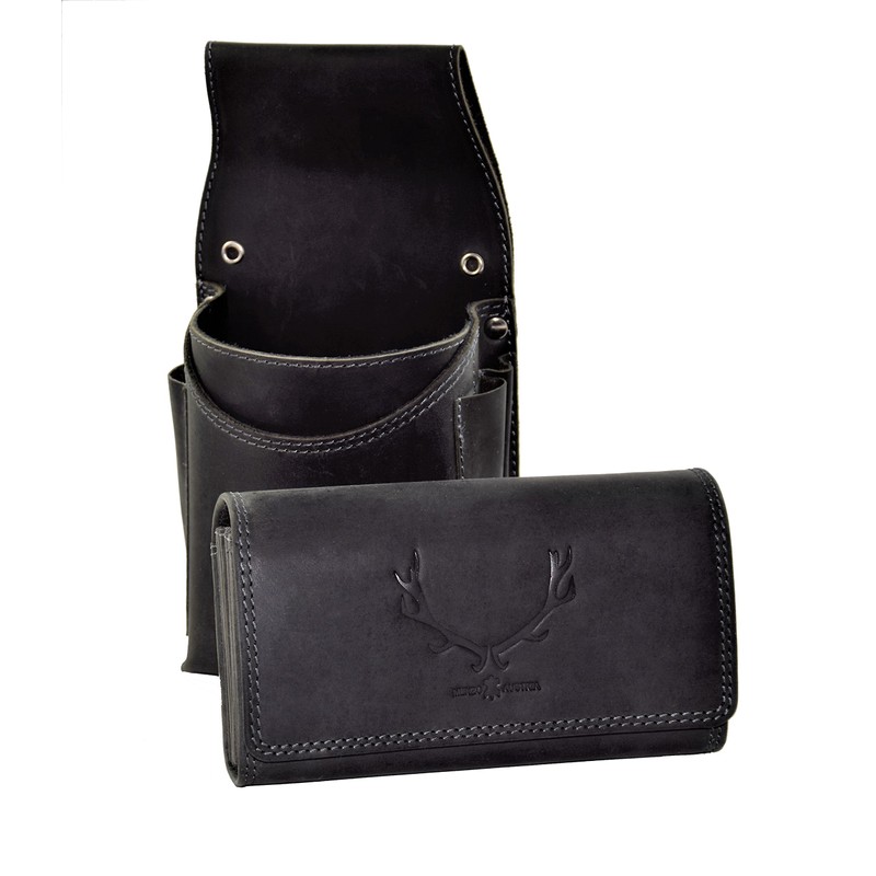 Menzo Professional Waiter Set Waiter's purse leather double stitched. -