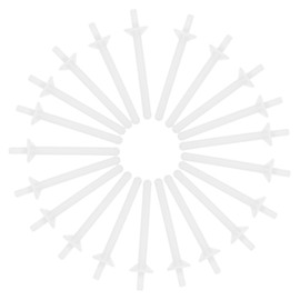 Baluue 80pcs Nose Hair Waxing Stick Wax Sticks for Nasal Facial Hair Removal Easy to Use