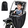 Bicycle/Child Seat, Rain Cover, Back/Child Seat, 600D Nylon, Waterproof, Windproof,