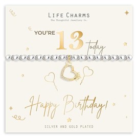 Life Charms Happy 13th Birthday bracelet