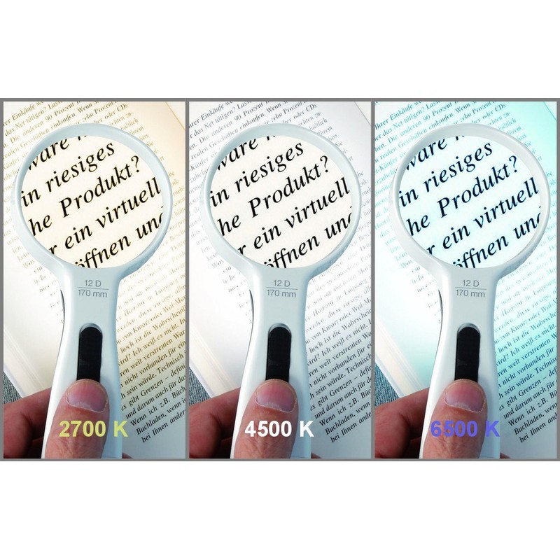 Schweizer Optik - ÖKOLUX Plus Mobile Handheld Illuminated Magnifier -