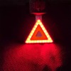 Lecute Shop Luz Triangulo Bicicleta Advertencia Noctura Seguridad Recarg